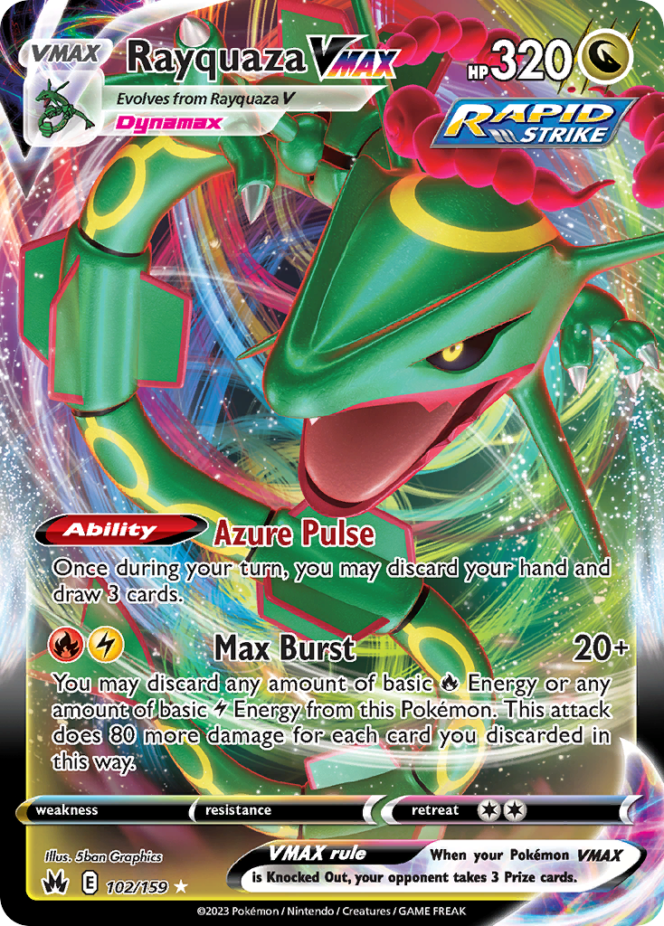 Pokémon — Rayquaza VMAX — Crown Zenith (VMAX)