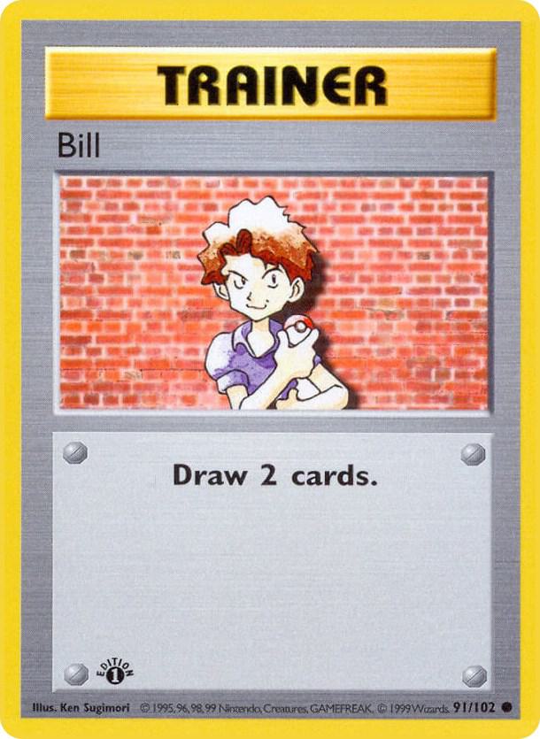 Bill #091/102 - Base Set (Shadowless) - Near Mint