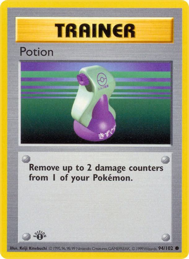 Potion #094/102 - Base Set (Shadowless) - Near Mint