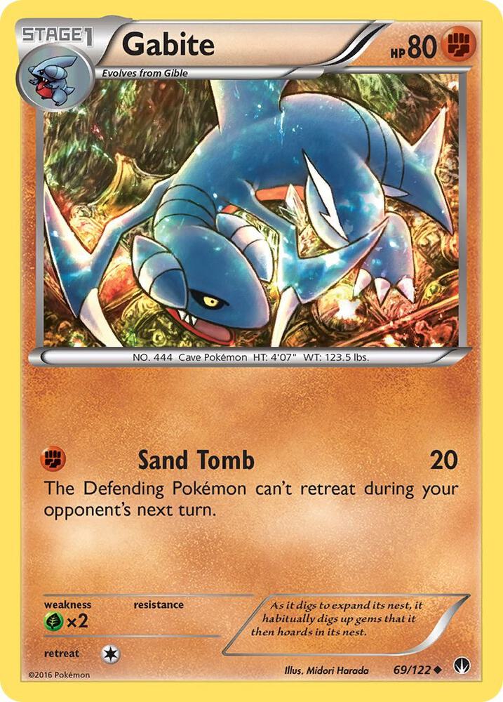 Gabite #69/122 - XY - BREAKpoint - Near Mint