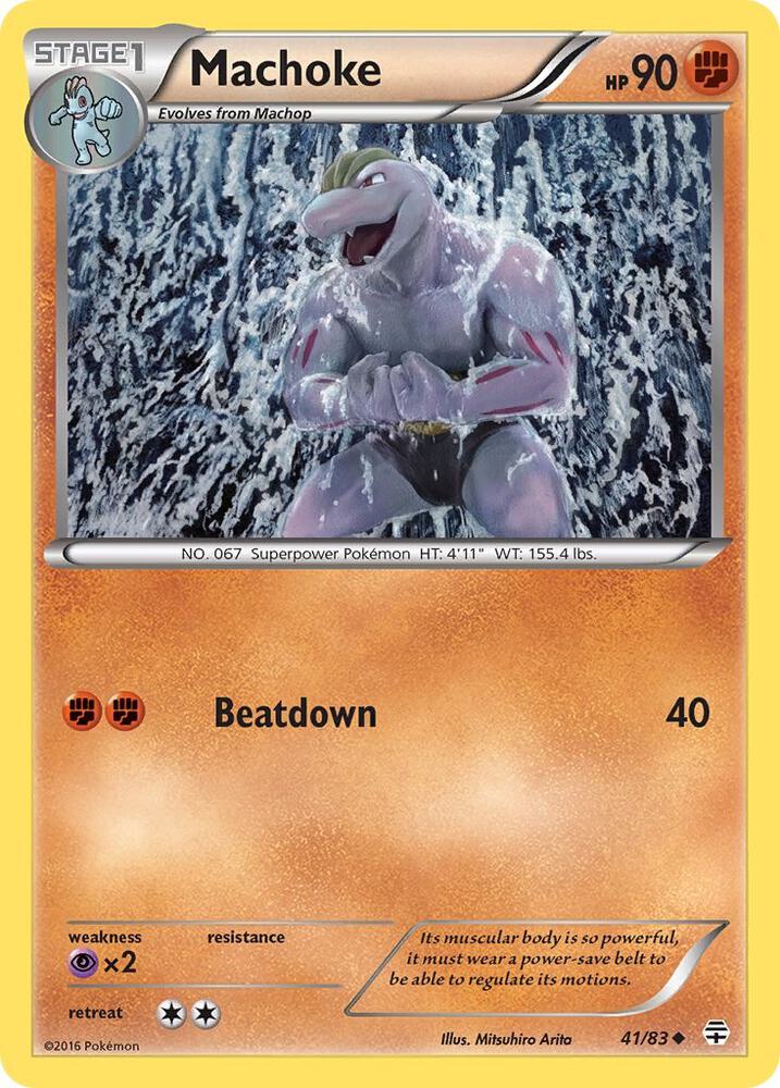 Machoke #41/83 - Generations