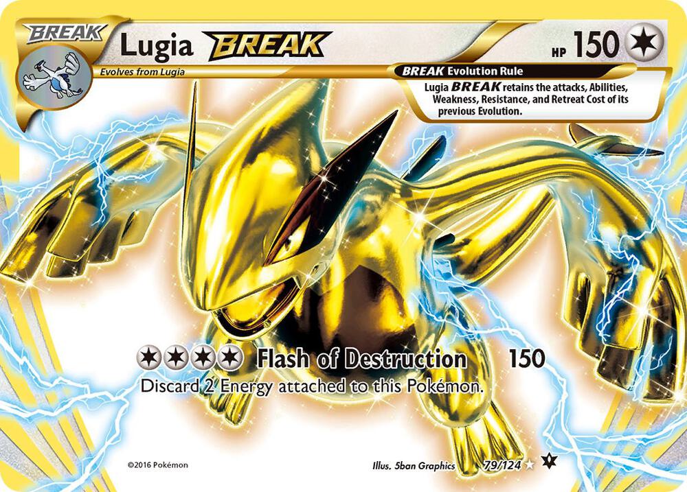 Lugia BREAK #79/124 - XY - Fates Collide - Near Mint