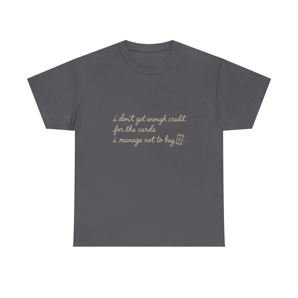 White Tee with Subtle Script Quote – Minimalist Inspirational T-Shirt