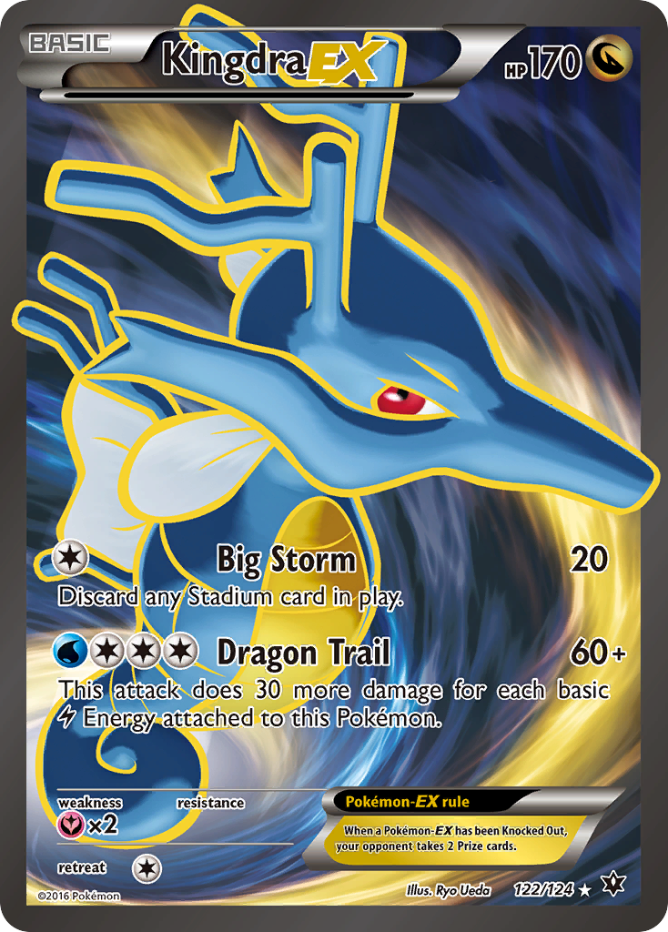 Kingdra EX (Full Art) · Fates Collide · #122