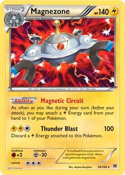 Magnezone - 54/162 (XY BREAKthrough) #054/162 - Deck Exclusives - Lightly Played