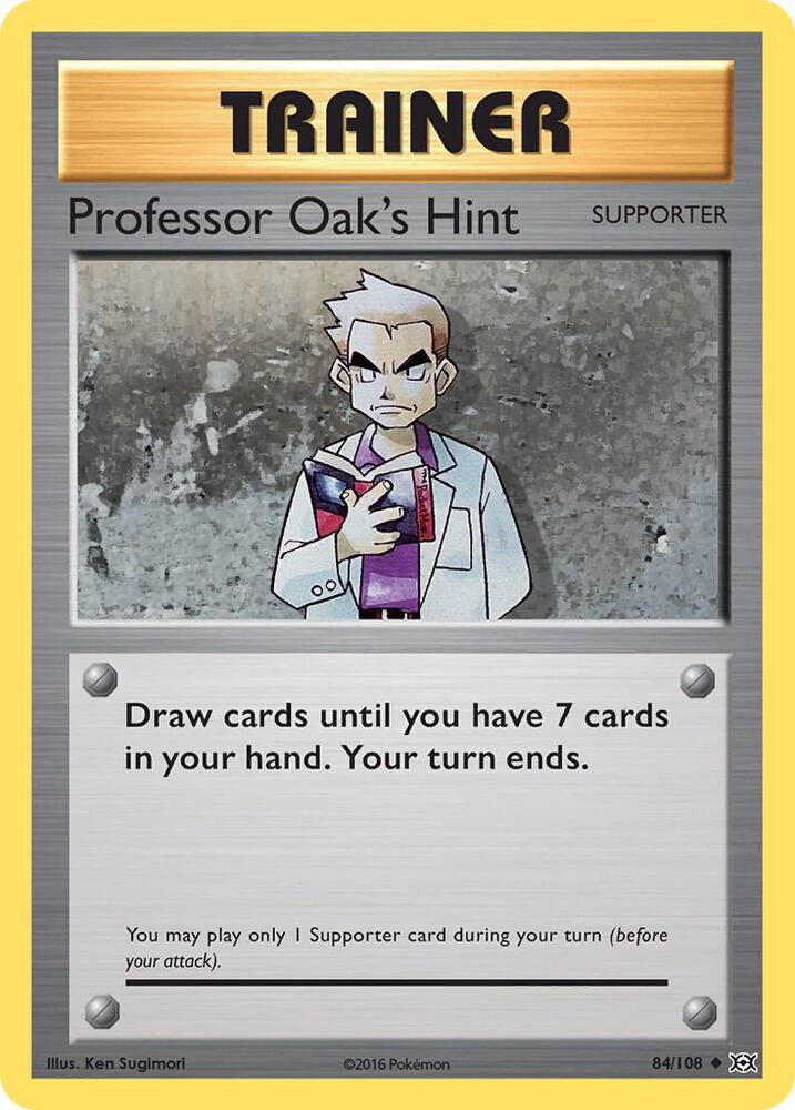 Professor Oak's Hint #84/108 - XY - Evolutions - Lightly Played