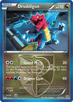 Druddigon - 94/135 (BW Plasma Storm) #094/135 - Deck Exclusives - Near Mint