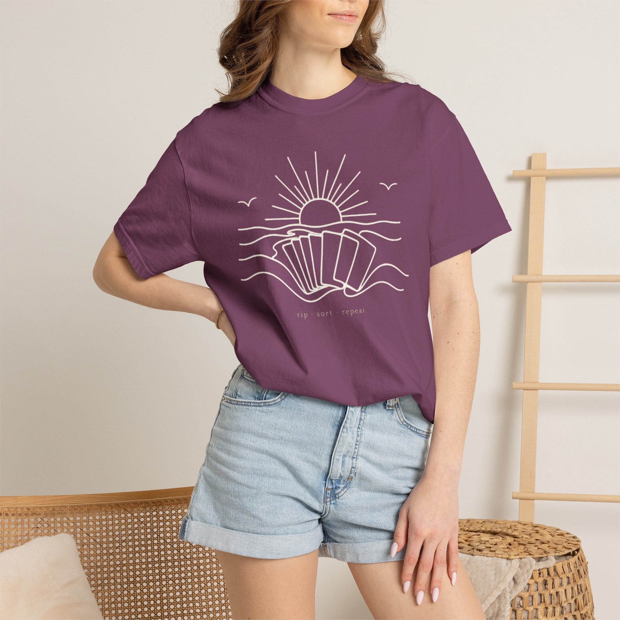 Rip, Sort, Repeat-Dyed T-shirt