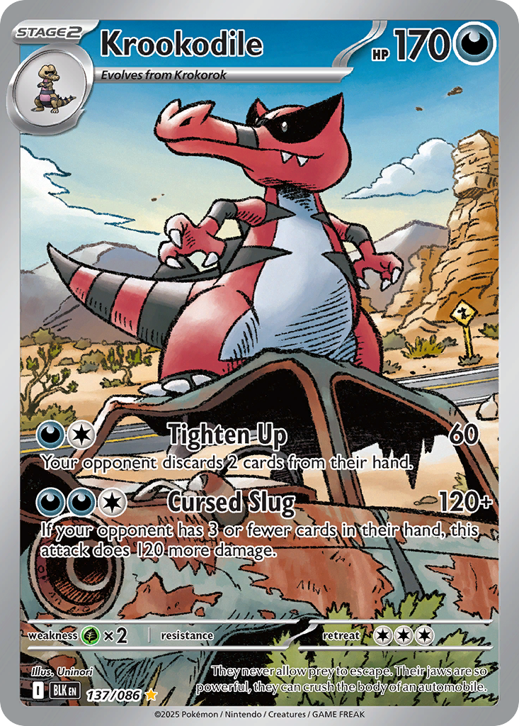 Pokémon — Krookodile — Black Bolt (IR)