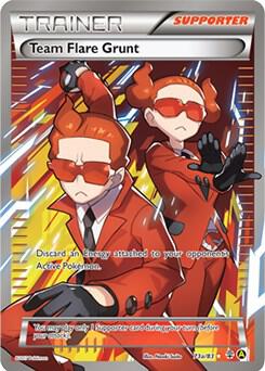 Team Flare Grunt - 73a/83 #073a/083 - Alternate Art Promos