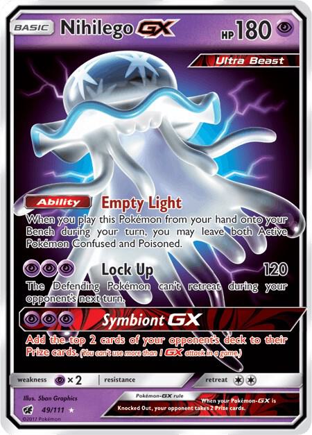 Nihilego GX #49/111 - SM - Crimson Invasion - Near Mint