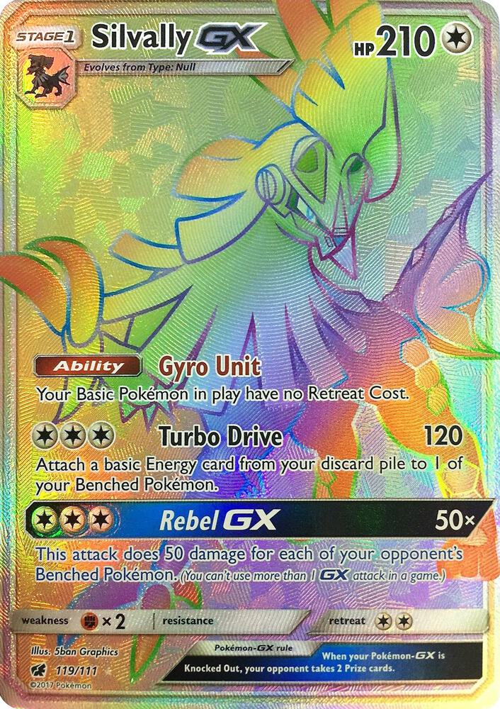 Silvally GX (Secret) #119/111 - SM - Crimson Invasion - Near Mint