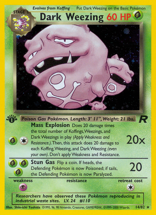 Dark Weezing (14) · Team Rocket · #14