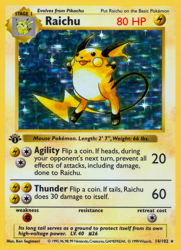 Raichu · Base Set (Unlimited) · #14
