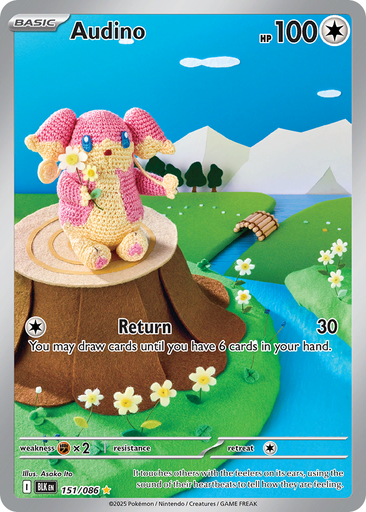 Pokémon — Audino — Black Bolt (IR)