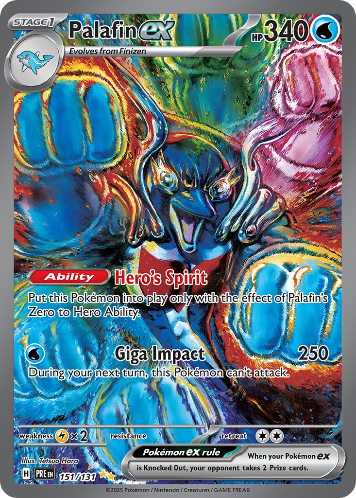 Pokémon — Palafin ex — Prismatic Evolutions (SIR)