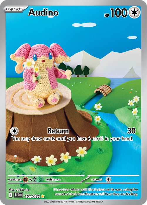 Audino · Black Bolt · #151/086