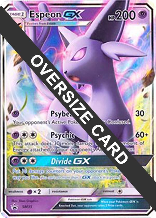 Espeon GX (SM Black Star Promos) #SM35 - Jumbo Cards - Moderately Played