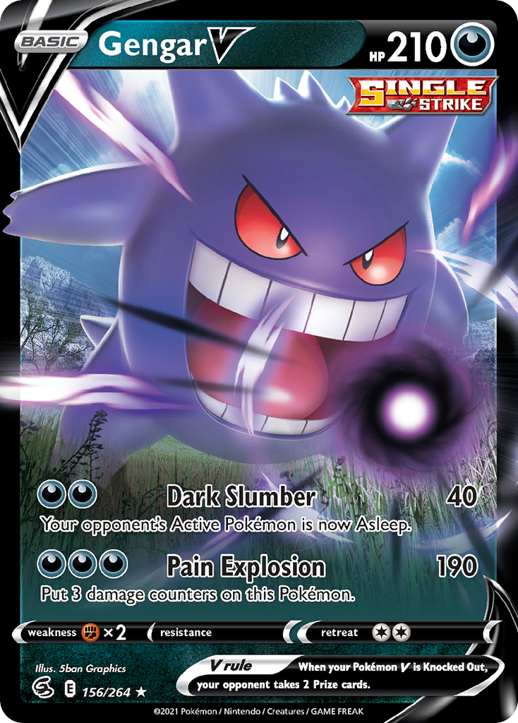 Gengar V · Fusion Strike · #156/264