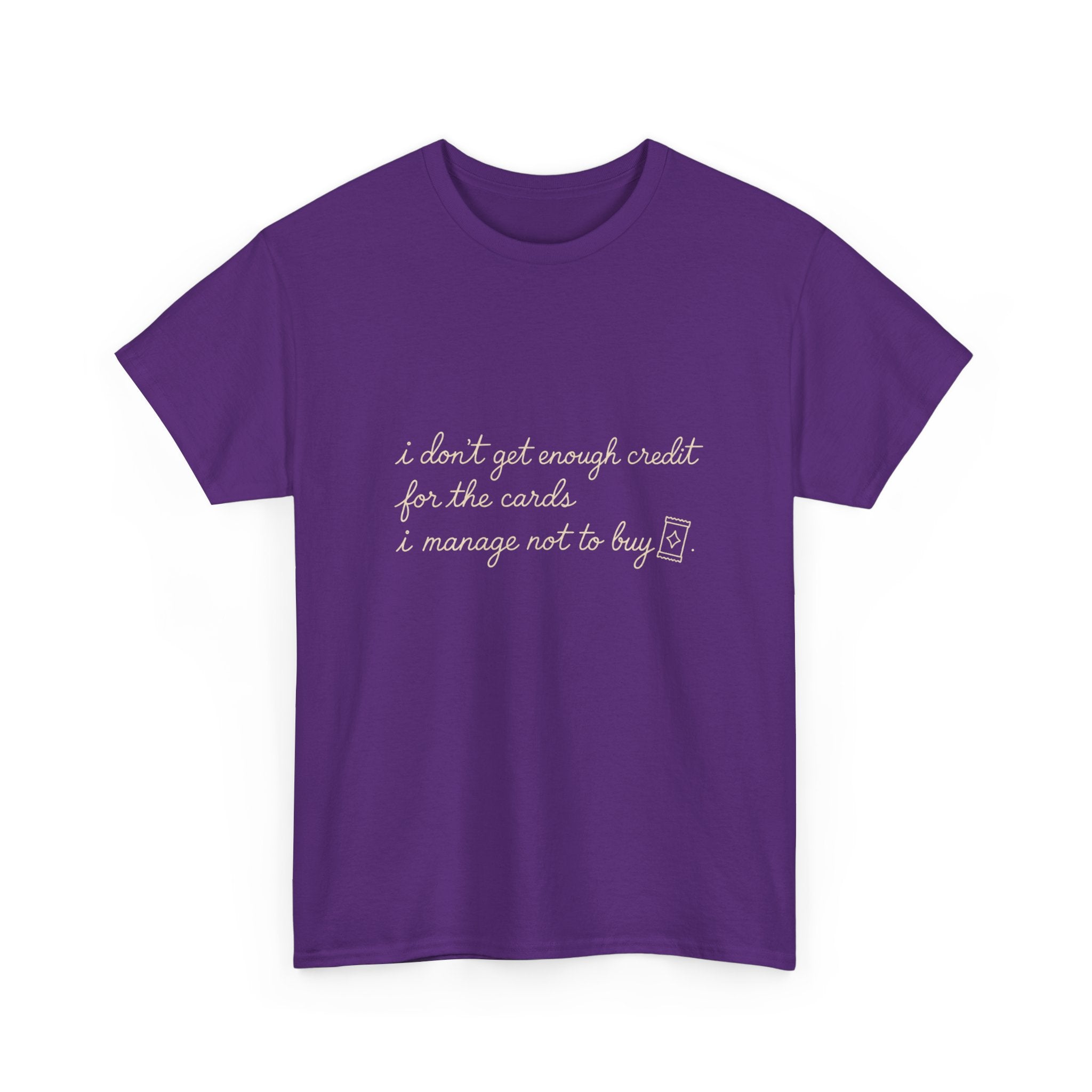 White Tee with Subtle Script Quote – Minimalist Inspirational T-Shirt