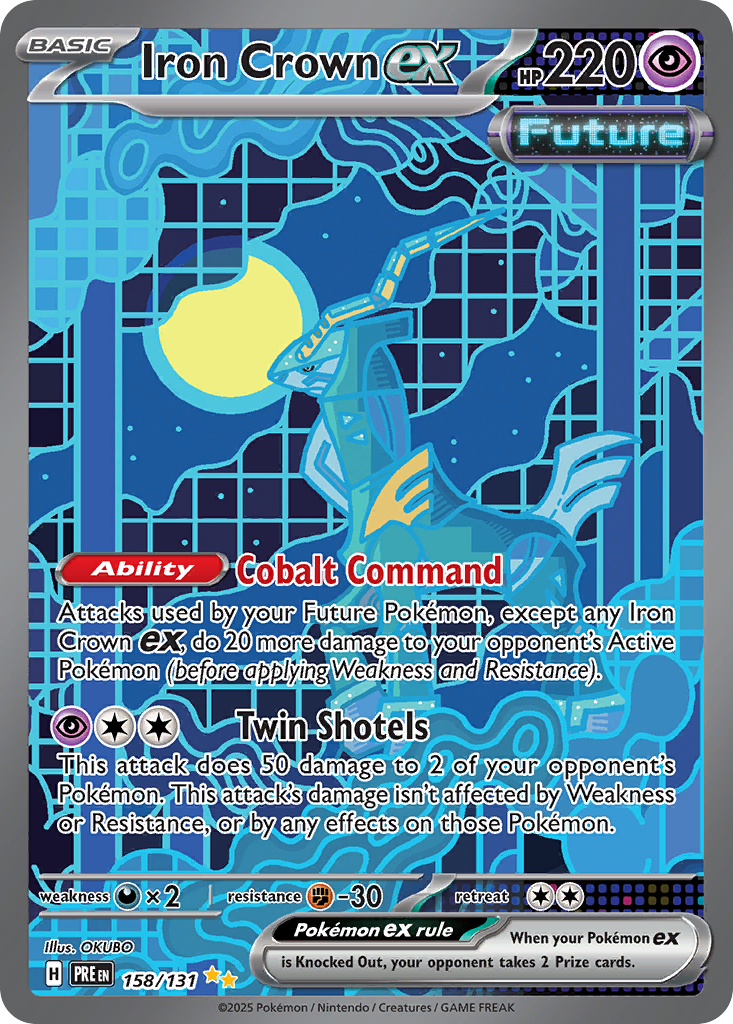 Pokémon — Iron Crown ex — Prismatic Evolutions (SIR)