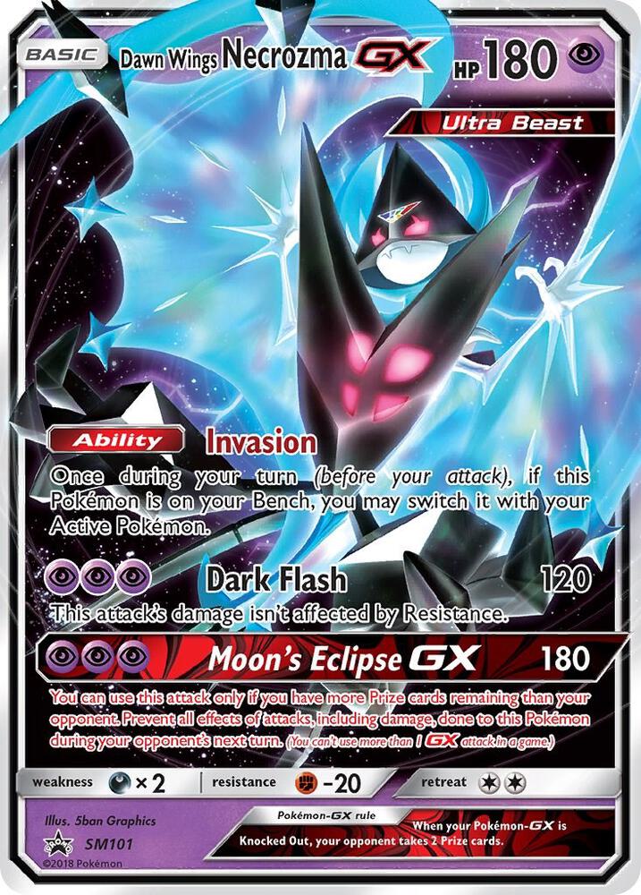 Dawn Wings Necrozma GX #SM101 - SM Promos - Near Mint