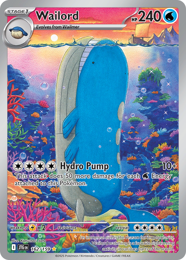 Pokémon — Wailord — Journey Together (IR)