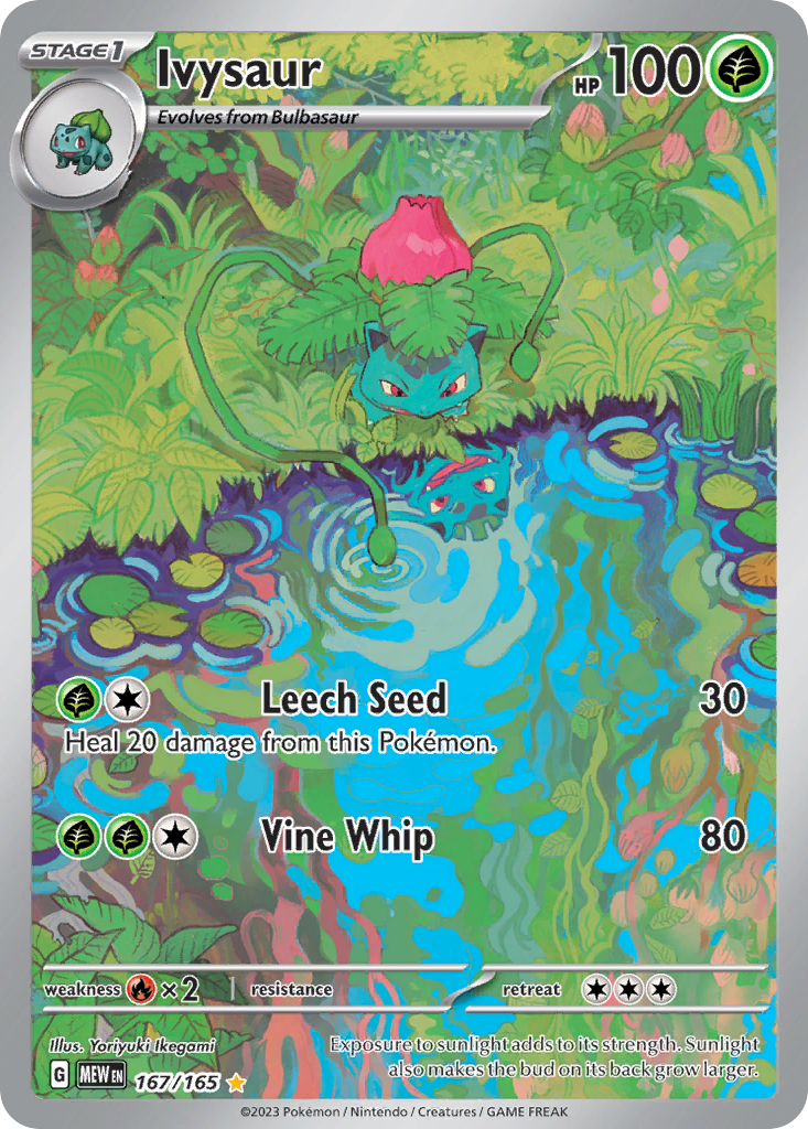 Ivysaur · SV: 151 · #167/165