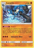 Lucario (SM - Burning Shadows) #71 - Deck Exclusives - Lightly Played