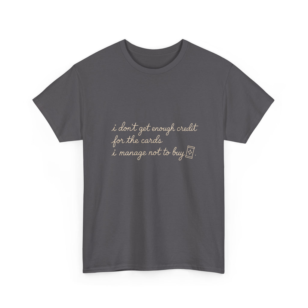 White Tee with Subtle Script Quote – Minimalist Inspirational T-Shirt