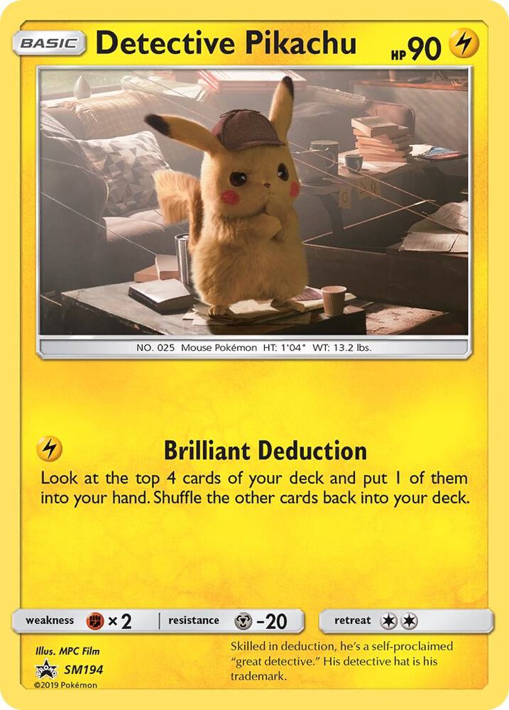 Detective Pikachu - SM194 #SM194 - SM Promos