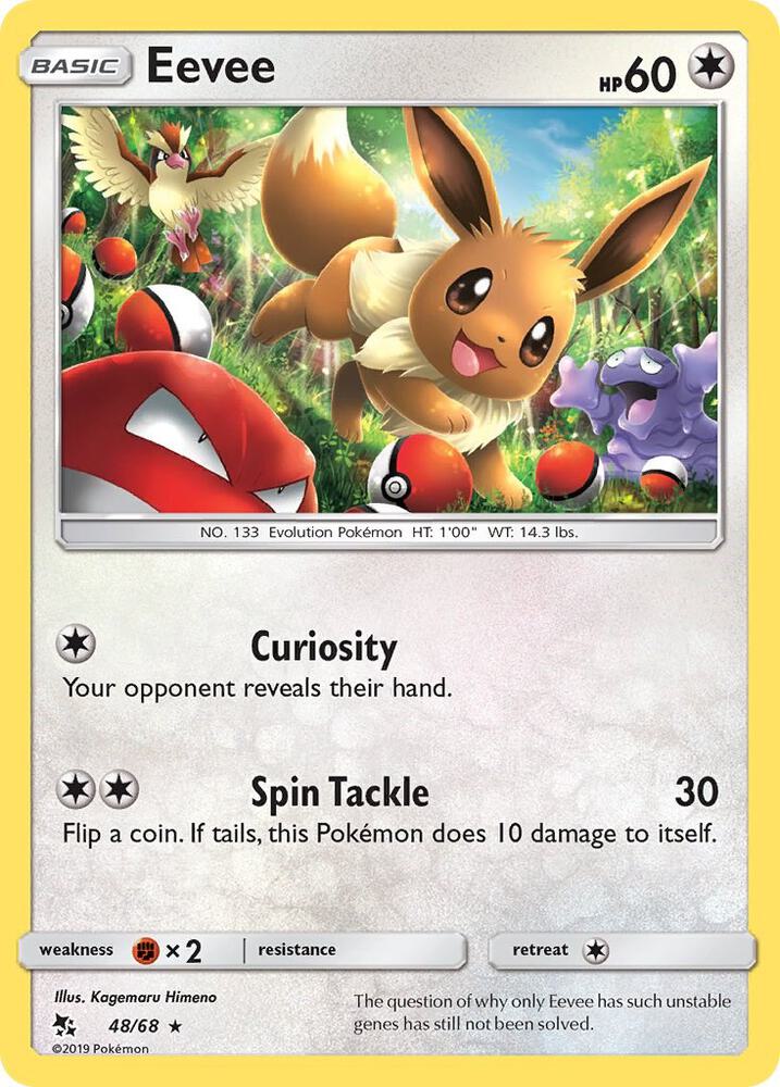 Eevee (48) #48/68 - Hidden Fates