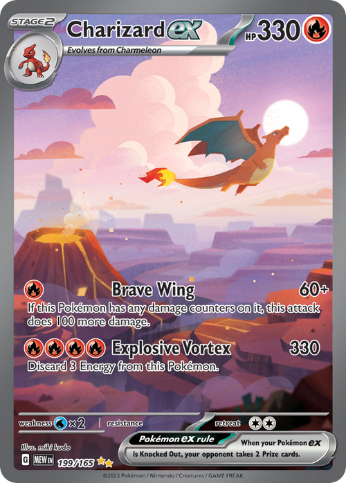 Charizard ex · SV: 151 · #199/165