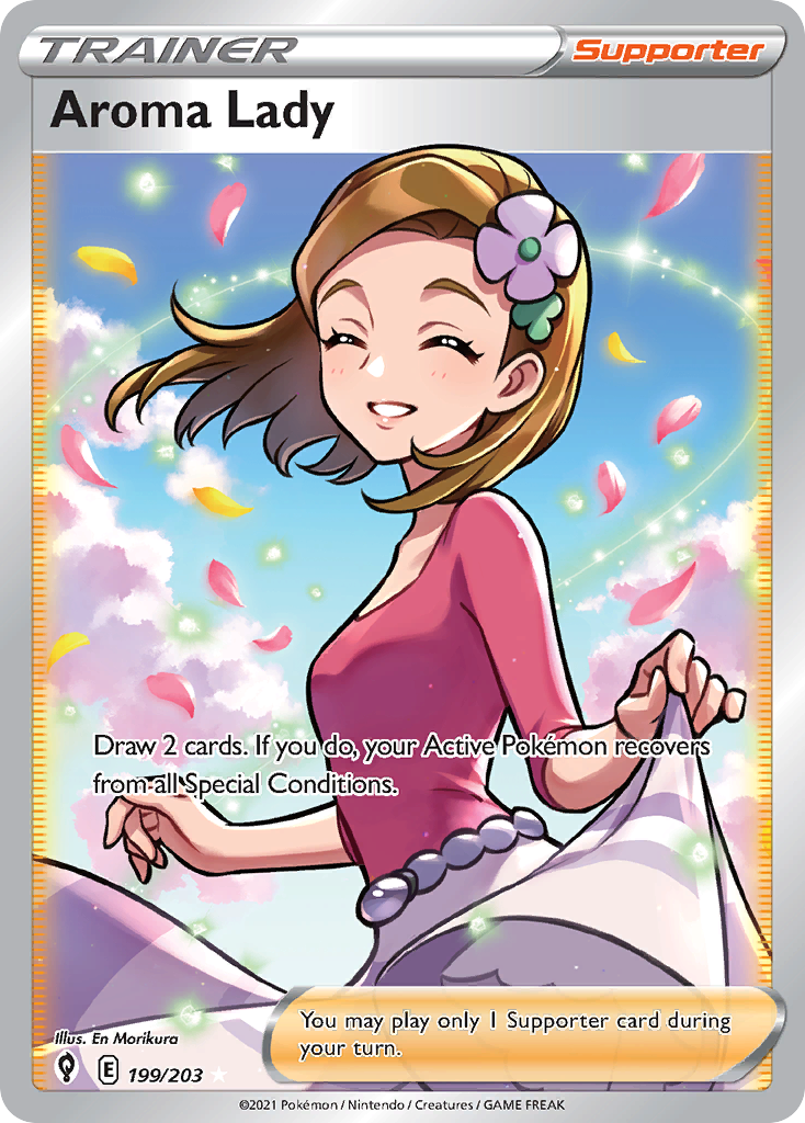 Aroma Lady (Full Art) · Evolving Skies · #199/203