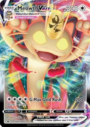 Meowth VMAX - SWSH005 #SWSH005 - SWSH: Sword & Shield Promo Cards