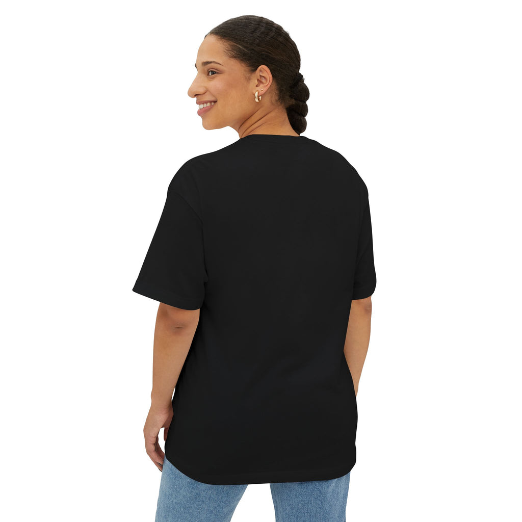 Boxy Tee — Minimal Seashell Sunrise Graphic Tee