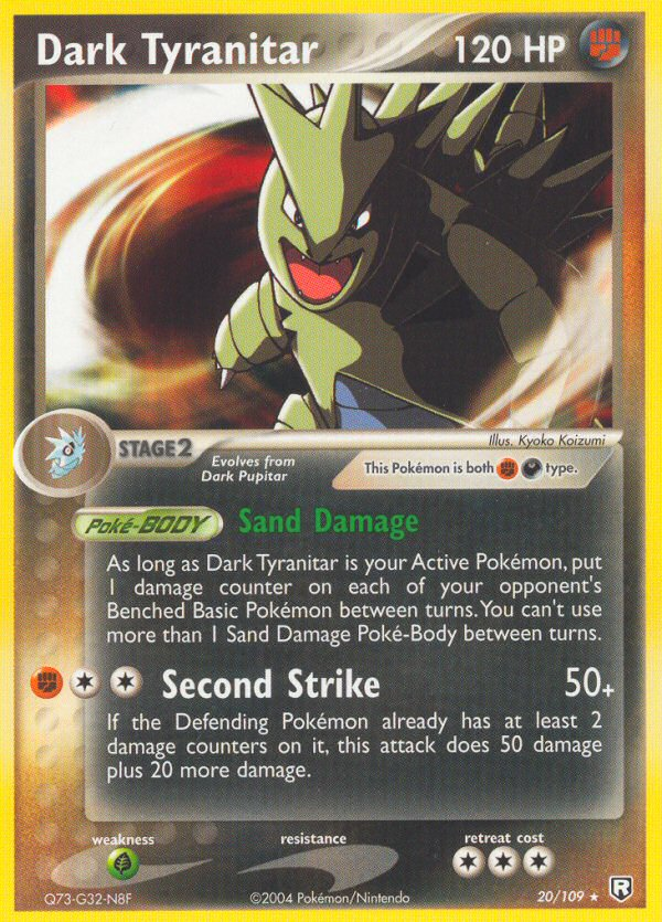 Dark Tyranitar (EX Team Rocket Returns) · Deck Exclusives · #020/109