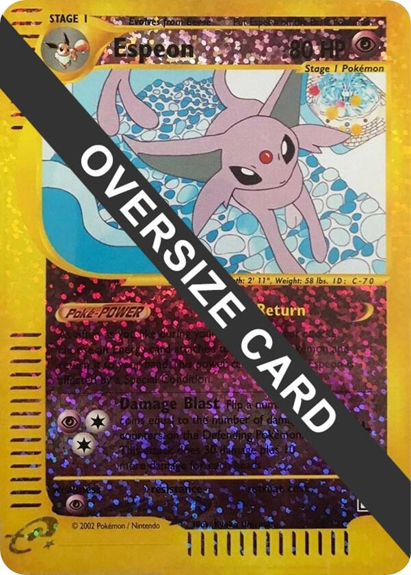Espeon - 6/12 (Box Topper) #006/012 - Jumbo Cards - Lightly Played