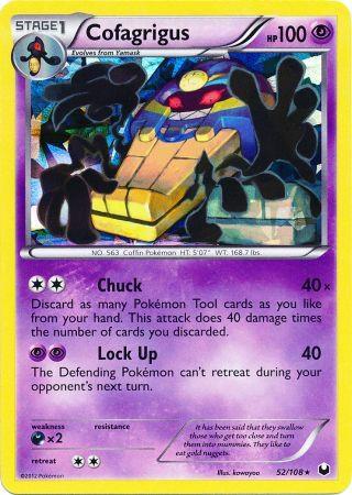 Cofagrigus - 52/108 (Cracked Ice Holo) #052/108 - Deck Exclusives