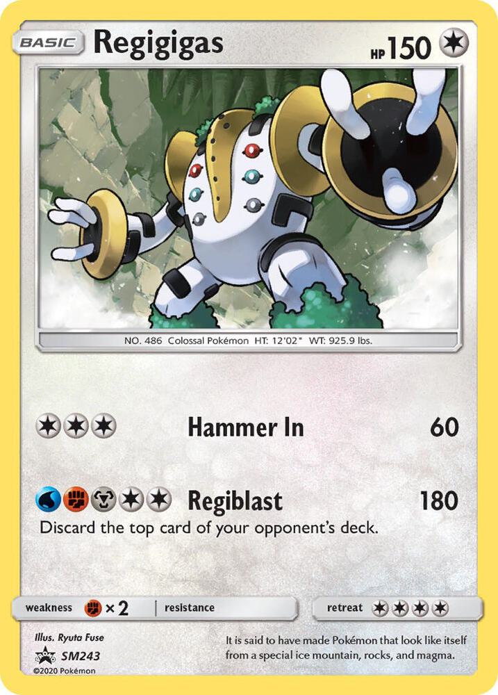Regigigas - SM243 #SM243 - SM Promos