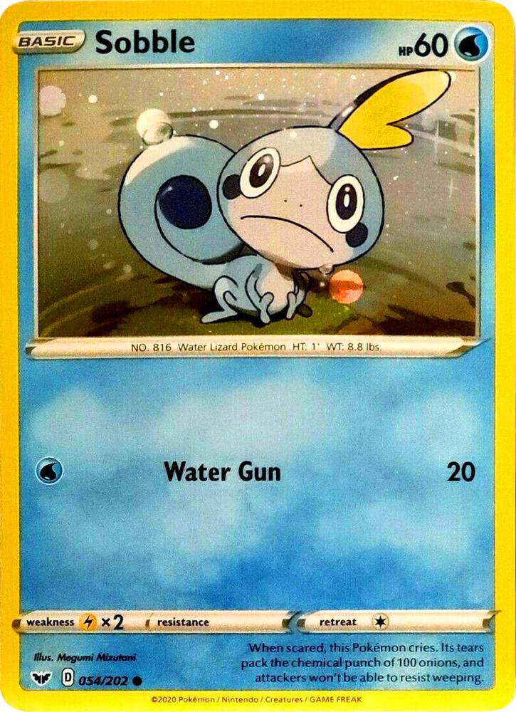 Sobble - 54/202 (Cosmos Holo) #054/202 - Blister Exclusives