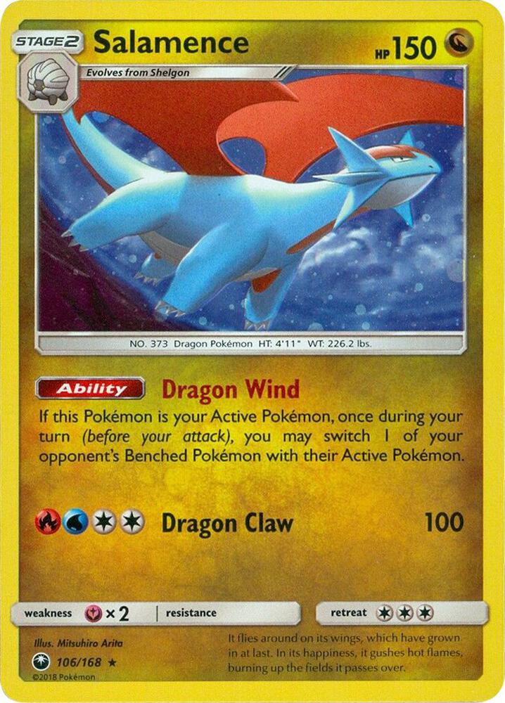 Salamence - 106/168 (Cosmos Holo) #106/168 - Miscellaneous Cards & Products