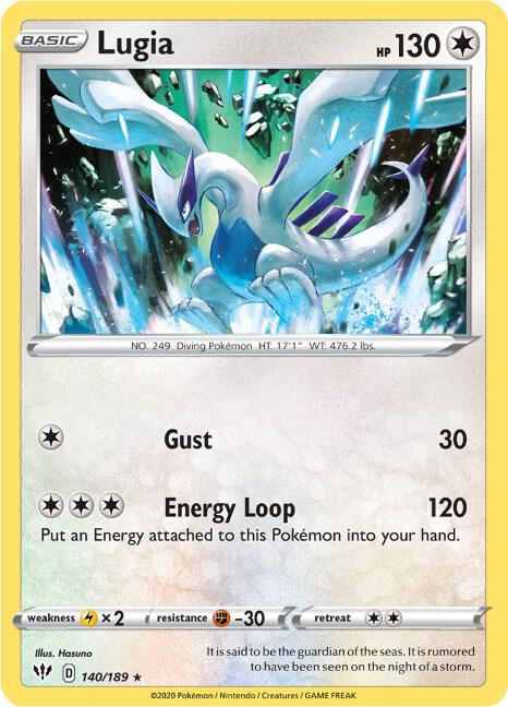 Lugia #140/189 - SWSH03: Darkness Ablaze
