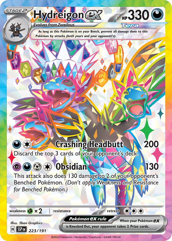 Hydreigon ex · Surging Sparks · #223/191