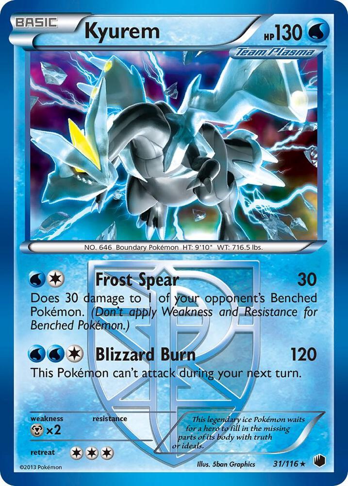 Kyurem - 31/116 #031/116 - Deck Exclusives