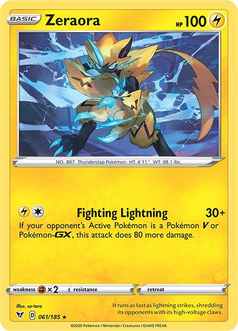 Zeraora #061/185 - SWSH04: Vivid Voltage
