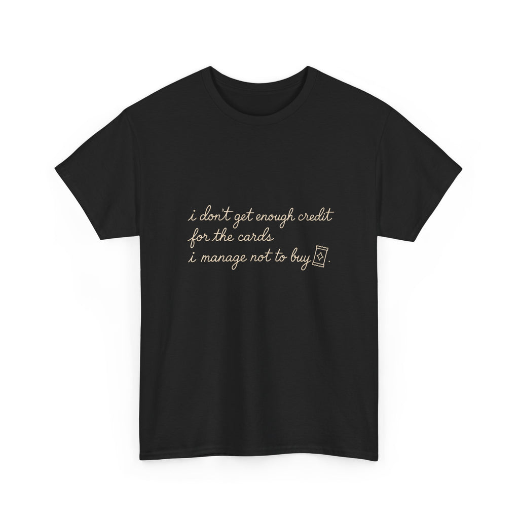 White Tee with Subtle Script Quote – Minimalist Inspirational T-Shirt