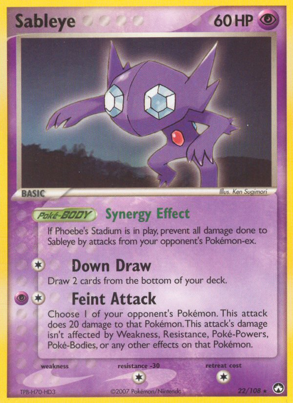 Sableye · EX Power Keepers · #22