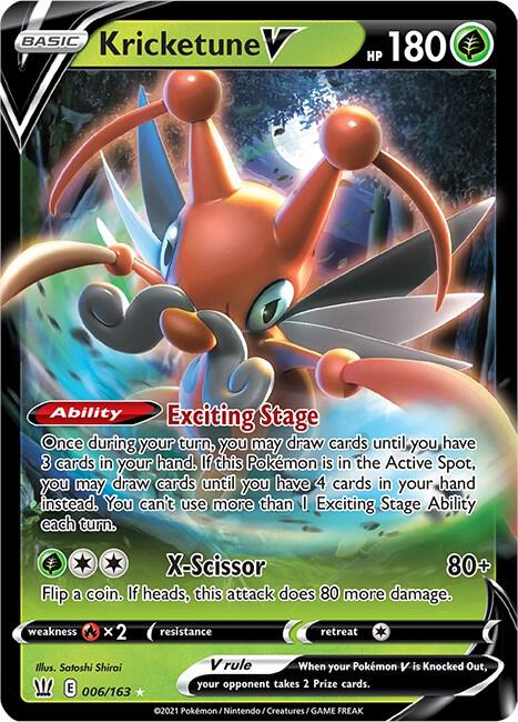 Kricketune V #006/163 - SWSH05: Battle Styles