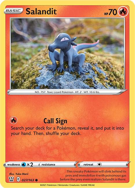 Salandit #027/163 - SWSH05: Battle Styles